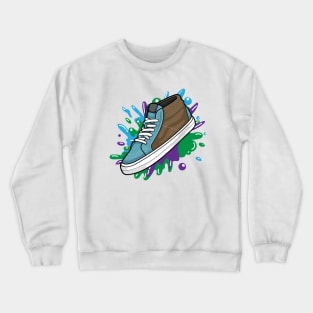Corduroy Light Brown Sneaker Crewneck Sweatshirt